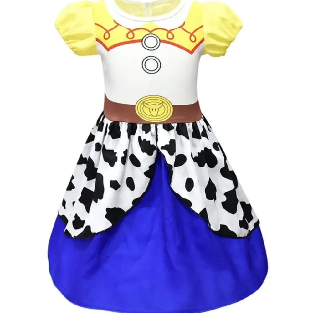 Disney Inspired Jessie Dress Toy Story Dress Cowgirl Costume Outfit Clothes